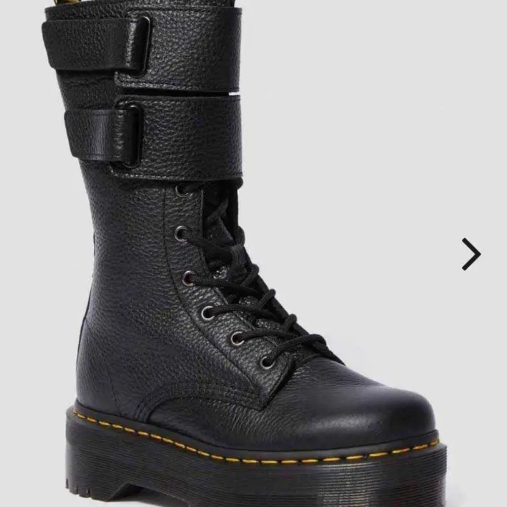 Doc Martin, Jagger, Black Platform Boots